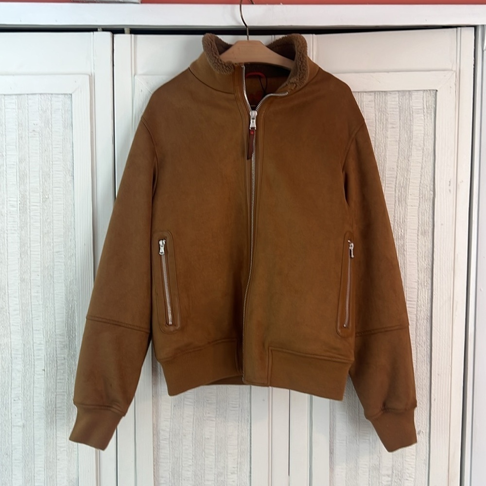 Robert Graham Vegan Suede Bomber Jacket NEW SZ S - Picture 9 of 10